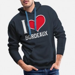 Sweat à capuche Bordeaux